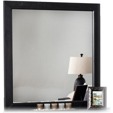 Nova Domus Tabitha Modern Dark Brown Recycled Pine Mirror