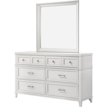 Nova II 6 Drawer Dresser In White