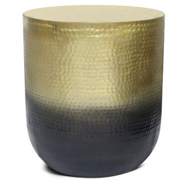 Nova Metal Side Table In Gold Ombre