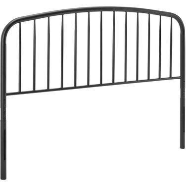 Nova Queen Metal Headboard In Black
