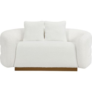 Novella Loveseat In White