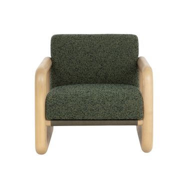 Nubo Lounge Chair In Noah Meadow and Ludlow Dark Olive