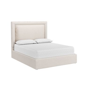 Nylah Queen Platform Bed In Bergen Taupe