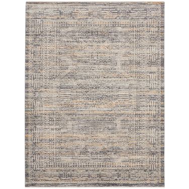Nyle 12' x 15'9" Indoor Rug In Ivory and Slate