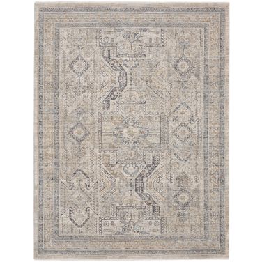 Nyle 12' x 15'9" Indoor Rug In Ivory Grey Blue