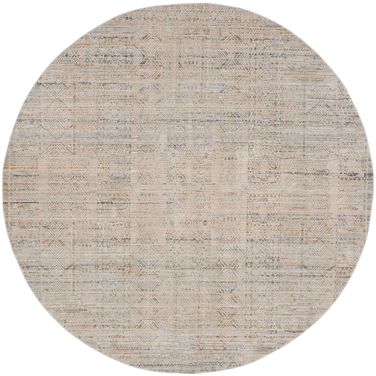 Nyle 7'10" x 7'10" Round Indoor Rug In Ivory Multi