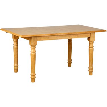 Oak Selections 48-60 Inch Rectangular Extendable Butterfly Leaf Dining Table In Light Oak