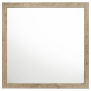 Oakglen Dresser Mirror In Weathered Oak