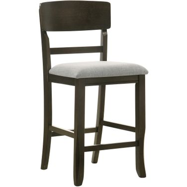 Oakly Counter Height Chair Set of 2 In Charcoal
