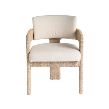 Oasis Abaca Arm Chair In Dockside Natural Tan Oak