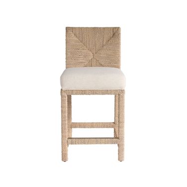 Oasis Abaca Counter Chair In Dockside Natural Tan Oak