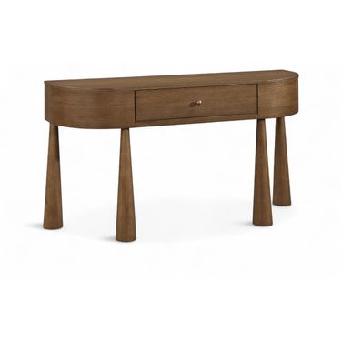 Oasis Acacia Veneer and Solid Wood Console Table In Brown