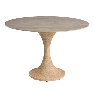 Oasis Dining Table In Natual and Travertine