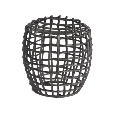 Oasis Seadrift Stool In Antique Nickel