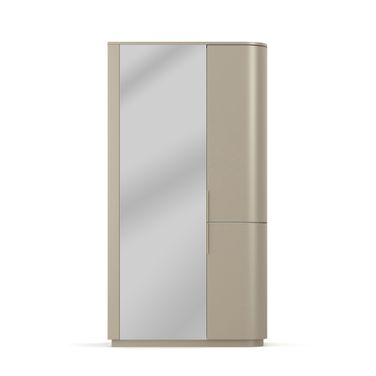 Oblique Armoire In Gray