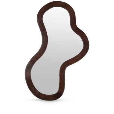Oblique Mirror In Brown