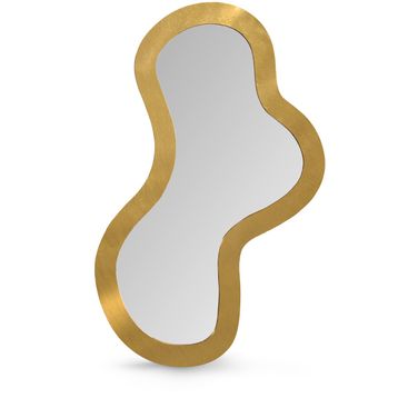 Oblique 28 x 48 Inch Mirror In Gold