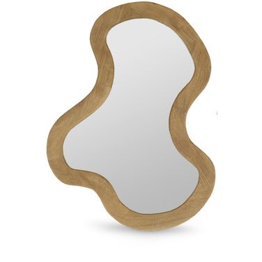 Oblique 38-Inch Mirror In Oak