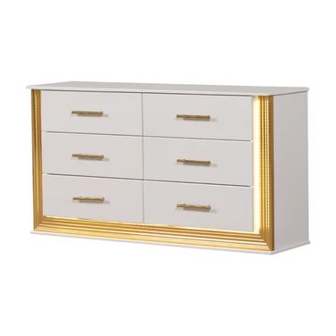 Obsession 6-Drawer Dresser Made with Wood In White