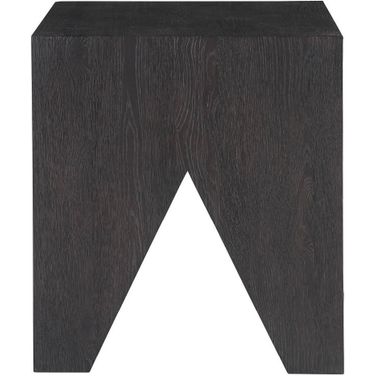 Obsidian End Table In Oak