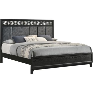 Obsidian King Bed In Black