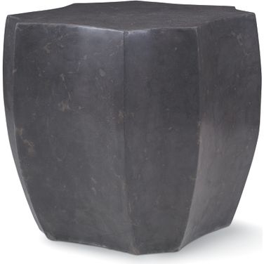 Obsidian Lamp Table In Black