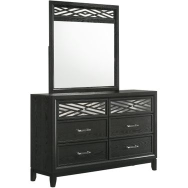 Obsidian Mirror In Black