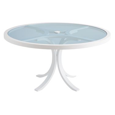 Ocean Breeze Promenade Round Dining Table In White
