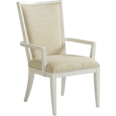 Ocean Breeze Sea Winds Upholstered Arm Chair In Sand