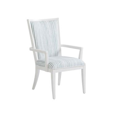 Ocean Breeze Sea Winds Upholstered Side Chair In Sand