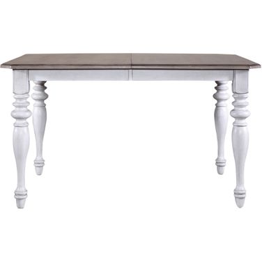 Ocean Isle Rectangular Leg Table In White
