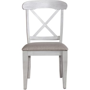 Ocean Isle Upholstered X Back Side Chair Rta Set Of 2
