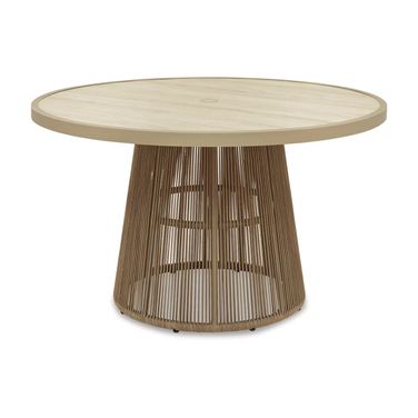 Ocean Park Outdoor Dining Table In Beige