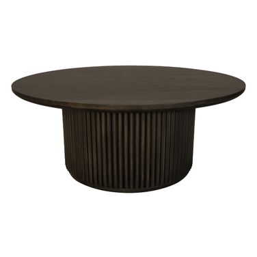 Odin Round Cocktail Table In Ember