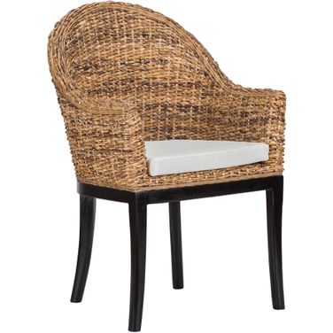 Odisha Arm Chair In Multi Brown/Cream/Black