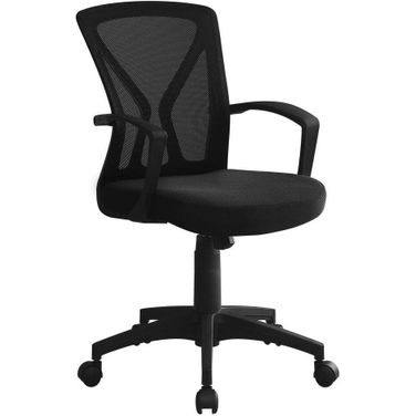 Office Chair In Black Base On Castors