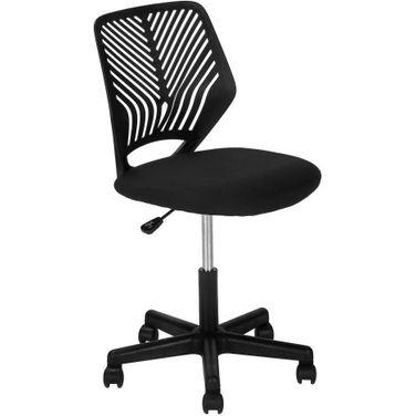 Office Chair In Black Juvenile And Black Base On Castors