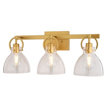 Ogden 25.5 Inch 3 Light Vanity Classic In Gold