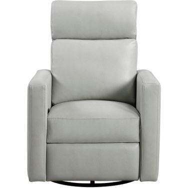 Olathe Swivel Glider Reclining Chair In Gray