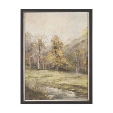 Old Style Landscape I Wall Art In Brown and Green
