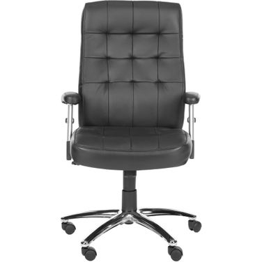 Olga Black and Silver Desk Chair