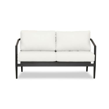 Olio Loveseat In Canvas Natural and Black
