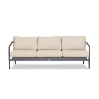 Olio Sofa In Canvas Flax and Slate