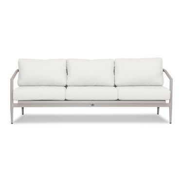 Olio Sofa In Canvas Natural and Urbon Stone