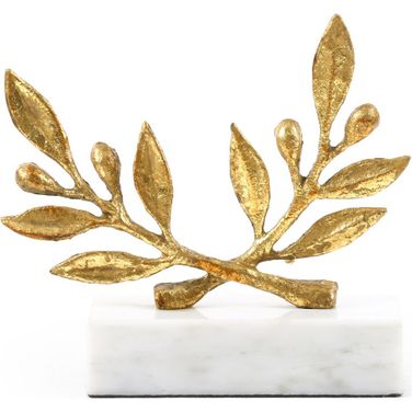 Olive Statue In Gold Leaf