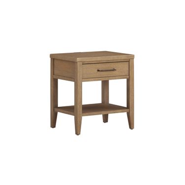 Olivia 1 Drawer Nightstand In Sunkissed Beige