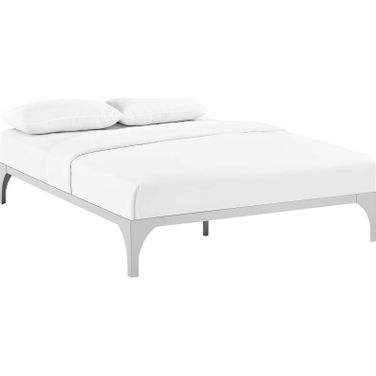 Ollie Silver King Bed Frame