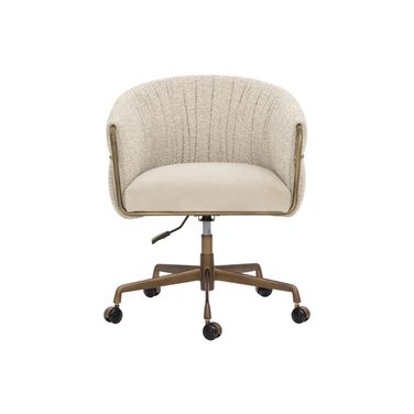 Olma Office Chair In Meg Taupe and Santa Cruz Oatmeal