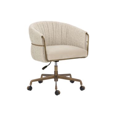 Olma Office Chair In Meg Taupe and Santa Cruz Oatmeal