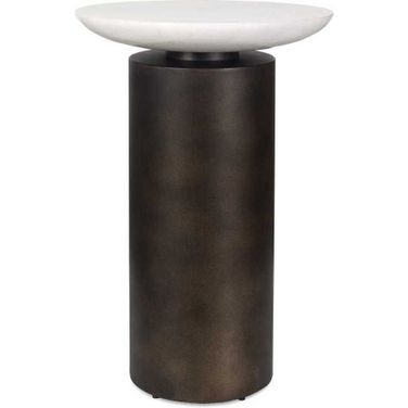 Olso Outdoor Accent Table In Bronze